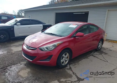 2014 Hyundai Elantra Se from USA, damaged, VIN KMHDH4AE8EU160991